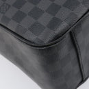 LOUIS VUITTON Damier Graphite Tadao Shoulder Bag 2way N51192 LV Auth 206485V-18