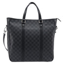 LOUIS VUITTON Damier Graphite Tadao Shoulder Bag 2way N51192 LV Auth 206485V-2