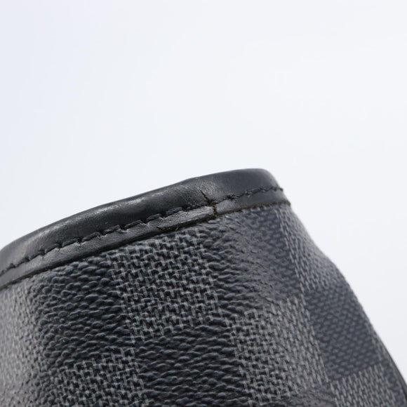 LOUIS VUITTON Damier Graphite Tadao Shoulder Bag 2way N51192 LV Auth 206485V