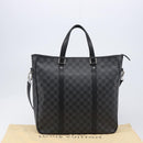 LOUIS VUITTON Damier Graphite Tadao Shoulder Bag 2way N51192 LV Auth 206485V-32