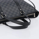 LOUIS VUITTON Damier Graphite Tadao Shoulder Bag 2way N51192 LV Auth 206485V-7
