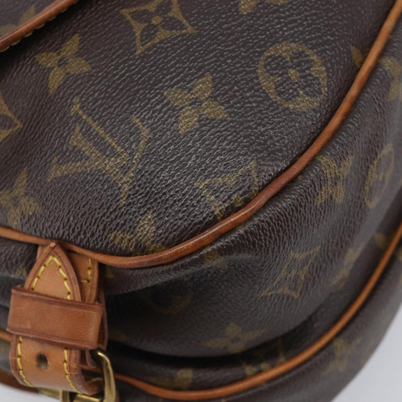 LOUIS VUITTON Monogram Saumur 30 Shoulder Bag M42256 LV Auth 206486