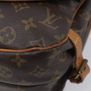 LOUIS VUITTON Monogram Saumur 30 Shoulder Bag M42256 LV Auth 206486-13