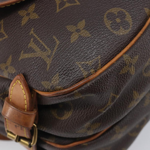 LOUIS VUITTON Monogram Saumur 30 Shoulder Bag M42256 LV Auth 206486
