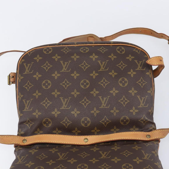 LOUIS VUITTON Monogram Saumur 30 Shoulder Bag M42256 LV Auth 206486
