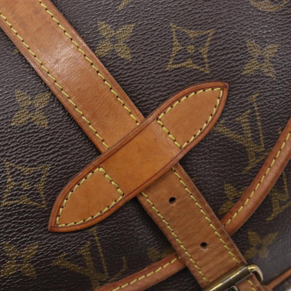LOUIS VUITTON Monogram Saumur 30 Shoulder Bag M42256 LV Auth 206486