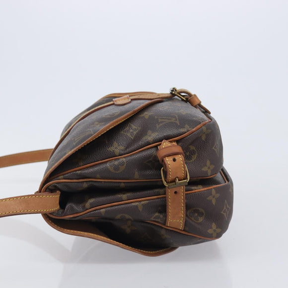 LOUIS VUITTON Monogram Saumur 30 Shoulder Bag M42256 LV Auth 206486