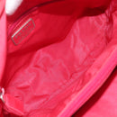 PRADA Hand Bag Nylon Pink Silver Auth 206488-18