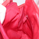 PRADA Hand Bag Nylon Pink Silver Auth 206488-20