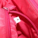 PRADA Hand Bag Nylon Pink Silver Auth 206488-26