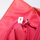 PRADA Hand Bag Nylon Pink Silver Auth 206488-27