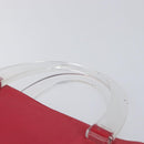PRADA Hand Bag Nylon Pink Silver Auth 206488-8