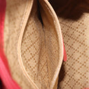 GUCCI Bamboo Backpack Leather Red Gold 003 3444 0030 Auth 206489-27