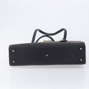 GUCCI Hand Bag Canvas Black Gold 001 4218 Auth 206491-10