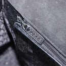 GUCCI Hand Bag Canvas Black Gold 001 4218 Auth 206491-24