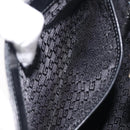 GUCCI Hand Bag Canvas Black Gold 001 4218 Auth 206491-26