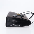GUCCI Hand Bag Canvas Black Gold 001 4218 Auth 206491-4