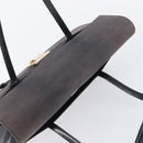 GUCCI Hand Bag Canvas Black Gold 001 4218 Auth 206491-6