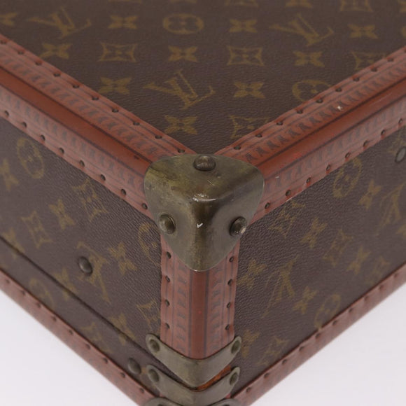 LOUIS VUITTON Monogram Cotoville 50 Trunk LV Auth 206492A