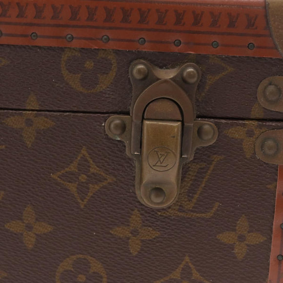 LOUIS VUITTON Monogram Cotoville 50 Trunk LV Auth 206492A