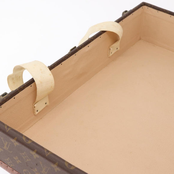 LOUIS VUITTON Monogram Cotoville 50 Trunk LV Auth 206492A