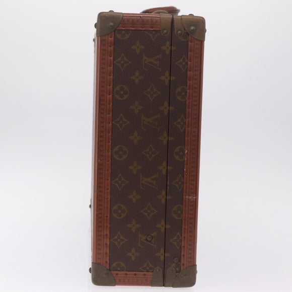 LOUIS VUITTON Monogram Cotoville 50 Trunk LV Auth 206492A