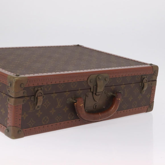 LOUIS VUITTON Monogram Cotoville 50 Trunk LV Auth 206492A
