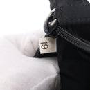 PRADA Hand Pouch Nylon Black Silver Auth 206497A-20