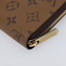 LOUIS VUITTON Monogram Reverse Zippy Wallet Long Wallet M82444 LV Auth 206498SAM-10