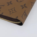 LOUIS VUITTON Monogram Reverse Zippy Wallet Long Wallet M82444 LV Auth 206498SAM-11