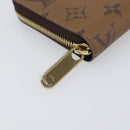 LOUIS VUITTON Monogram Reverse Zippy Wallet Long Wallet M82444 LV Auth 206498SAM-12