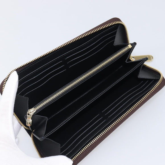 LOUIS VUITTON Monogram Reverse Zippy Wallet Long Wallet M82444 LV Auth 206498SAM