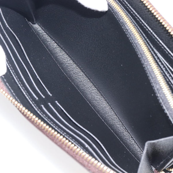 LOUIS VUITTON Monogram Reverse Zippy Wallet Long Wallet M82444 LV Auth 206498SAM