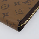 LOUIS VUITTON Monogram Reverse Zippy Wallet Long Wallet M82444 LV Auth 206498SAM-8
