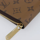 LOUIS VUITTON Monogram Reverse Zippy Wallet Long Wallet M82444 LV Auth 206498SAM-9