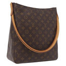 LOUIS VUITTON Monogram Looping GM Shoulder Bag M51145 LV Auth 206509A-1