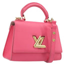 LOUIS VUITTON Twist One Handle BB Bag Taurillon Leather WS32352 LV Auth 206516M-1