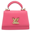 LOUIS VUITTON Twist One Handle BB Bag Taurillon Leather WS32352 LV Auth 206516M-13