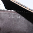 FENDI Zucca Canvas Mamma Baguette Shoulder Bag Brown Black Auth 206517M-11
