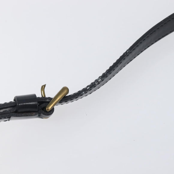 LOUIS VUITTON Epi Jeune Fille MM Shoulder Bag Black M52152 LV Auth 206521A