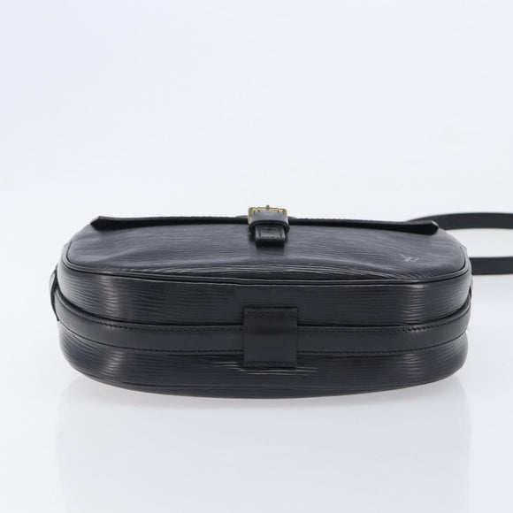 LOUIS VUITTON Epi Jeune Fille MM Shoulder Bag Black M52152 LV Auth 206521A