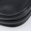LOUIS VUITTON Epi Jeune Fille MM Shoulder Bag Black M52152 LV Auth 206521A-14