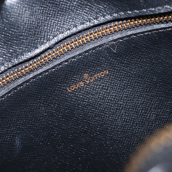 LOUIS VUITTON Epi Jeune Fille MM Shoulder Bag Black M52152 LV Auth 206521A