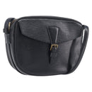LOUIS VUITTON Epi Jeune Fille MM Shoulder Bag Black M52152 LV Auth 206521A-1