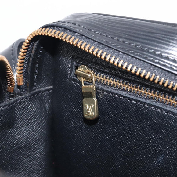 LOUIS VUITTON Epi Jeune Fille MM Shoulder Bag Black M52152 LV Auth 206521A