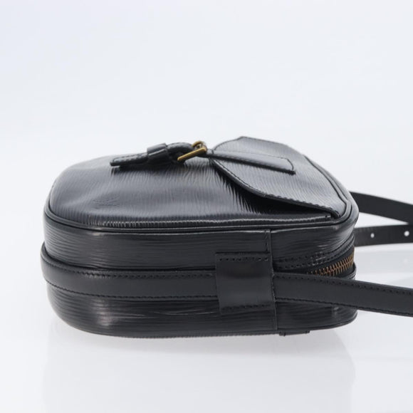 LOUIS VUITTON Epi Jeune Fille MM Shoulder Bag Black M52152 LV Auth 206521A