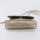 GUCCI Soho Chain Shoulder Bag Leather Gold 323190 Auth 206523A-11