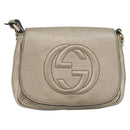 GUCCI Soho Chain Shoulder Bag Leather Gold 323190 Auth 206523A-2