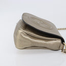 GUCCI Soho Chain Shoulder Bag Leather Gold 323190 Auth 206523A-5