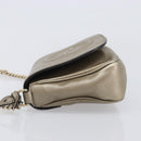 GUCCI Soho Chain Shoulder Bag Leather Gold 323190 Auth 206523A-6